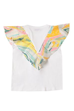 T-shirt girocollo con rouches Emilio pucci | 9Q8191J0004100
